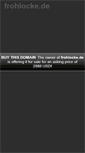 Mobile Screenshot of frohlocke.de