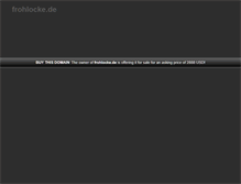 Tablet Screenshot of frohlocke.de